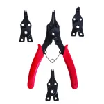 Clești pentru siguranțe 150 mm, set 4 piese cu vârfuri interschimbabile