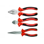 Set 3 clești Gadget din oțel CrV pentru tăiere, prindere și lucrări fine