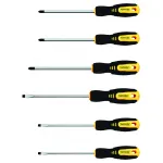 Set 6 surubelnite Topmaster CR-V cu varf magnetizat si maner aderent