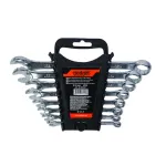 Set 8 chei combinate din otel Cr-V 8-19 mm, cu suport, Gadget