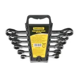 Set chei inelare duble cu clichet 6 piese din otel CR-V Topmaster