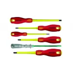 Set surubelnite izolate 1000V, 6 piese, Topmaster Pro pentru electricieni