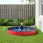 Piscină pentru copii Roșu Ø300 x 38 cm GartenMobel Dekor