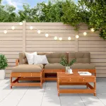 Set de lounge pentru grădină 5 pcs Maro ceruit GartenMobel Dekor