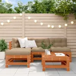 Set de lounge pentru grădină 5 pcs Maro ceruit GartenMobel Dekor
