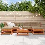 Set de lounge pentru grădină 7 pcs Maro ceruit GartenMobel Dekor