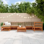 Set de lounge pentru grădină 8 pcs Maro ceruit GartenMobel Dekor