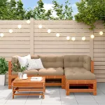 Set de lounge pentru grădină 5 pcs Maro ceruit GartenMobel Dekor
