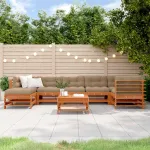Set de lounge pentru grădină 8 pcs Maro ceruit GartenMobel Dekor
