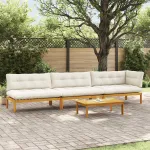 4 Bucată Unități de Canapea Palet pentru Grădină GartenMobel Dekor