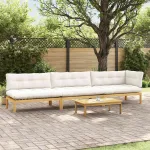 4 Bucată Unități de Canapea Palet pentru Grădină GartenMobel Dekor