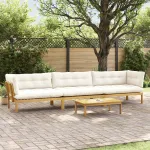 4 Bucată Unități de Canapea Palet pentru Grădină GartenMobel Dekor