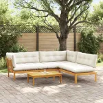 4 Bucată Unități de Canapea Palet pentru Grădină GartenMobel Dekor