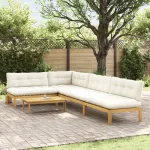 5 Bucată Unități de Canapea Palet pentru Grădină GartenMobel Dekor