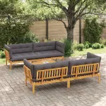 5 Bucată Unități de Canapea Palet pentru Grădină GartenMobel Dekor