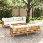 5 Bucată Unități de Canapea Palet pentru Grădină GartenMobel Dekor