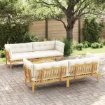 5 Bucată Unități de Canapea Palet pentru Grădină GartenMobel Dekor