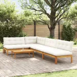 5 Bucată Unități de Canapea Palet pentru Grădină GartenMobel Dekor
