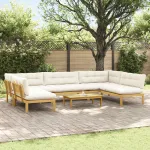 6 Bucată Unități de Canapea Palet pentru Grădină GartenMobel Dekor