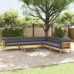 6 Bucată Unități de Canapea Palet pentru Grădină GartenMobel Dekor
