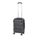 Bagaj de mână Leziter TraveLux Max 40x30x20 cm, roți detașabile, negru