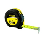 Ruletă Black Edition 5 m x 25 mm Topmaster, carcasă ABS antisoc
