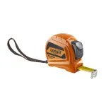 Ruletă cu autostop 5 m x 25 mm, carcasă ABS rezistentă Gadget
