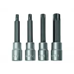 Set 4 biti torx act.1/2" T40-T70 100mm CR-V TMP