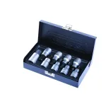 Set tubulare cu biti 1/2 Topmaster CR-V, 9 piese, 4-17 mm