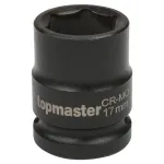 Tubulară de impact 1/2", 17 mm, CR-MO, pentru pistol pneumatic, Topmaster