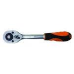 Clichet cu mâner drept 1/4 inch, 155 mm, 45 dinți, oțel Cr-V Gadget