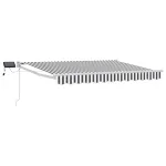 Marchiză retractabilă manuală cu led-uri 3,5 x 2 m GartenMobel Dekor