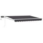 Marchiză retractabilă manuală cu led-uri 3 x 2,5 m GartenMobel Dekor