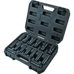 Set 15 chei tubulare lungi de impact 1/2, 10-32 mm, Top Master Pro