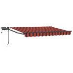 Marchiză retractabilă manuală cu led-uri 3 x 2,5 m GartenMobel Dekor