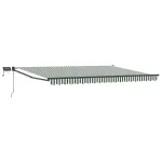 Marchiză retractabilă manuală cu led-uri 4,5 × 3 m GartenMobel Dekor