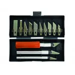 Set 13 cuțite de tăiere Gadget cu mâner și lame interschimbabile