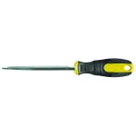 Pilă triunghiulară 200 mm Topmaster Pro cu mâner ergonomic, oțel călit