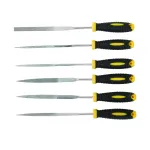 Set pile diamantate 140 mm, 6 piese, maner ergonomic Topmaster