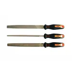 Set 3 pile pentru metal 200 mm cu maner ergonomic, Gadget