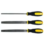 Set 3 pile pentru metal cu mâner bi-material Topmaster Pro