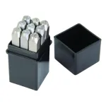 Set poansoane pentru cifre 5 mm 0-9 Top Master Pro, 9 piese