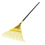 Grebla pentru frunze cu coada din lemn, 22 dinti metalici Topmaster