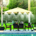 Pulverizator de terasa 7,5 m Gardex pentru racorire gradina si umbrela