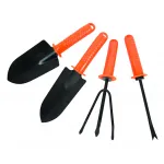 Set 4 unelte de gradina TopGarden cu manere ergonomice pentru plantare