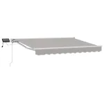 Cadru manual de marchiză cu LED-uri 3,5 x 2,5 m GartenMobel Dekor