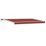 Cadru manual de marchiză cu LED-uri 4,5 × 3 m GartenMobel Dekor
