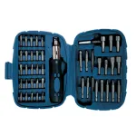 Set biti cu surubelnita 45 piese din otel CrV, Basic Gadget