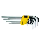 Set chei imbus scurte in L 1.5-10 mm, 9 piese, otel CR-V Topmaster