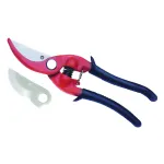 Foarfeca de vie TopGarden 230 mm cu lama de rezerva si manere ergonomice